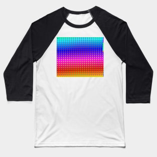 Rainbow Polka dots 008 Baseball T-Shirt